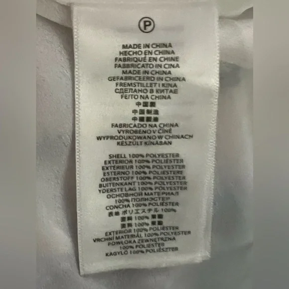 NWOT - Michael Kors High/Low Elastic Waist, Pleated Skirt (Navy/White) - Size M - Picture 5 of 5